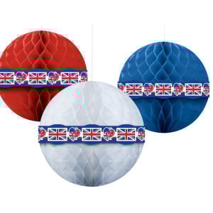 Great-Britain-Red-White-Blue-Honeycomb-Balls-30cm-Pack-of-3-image